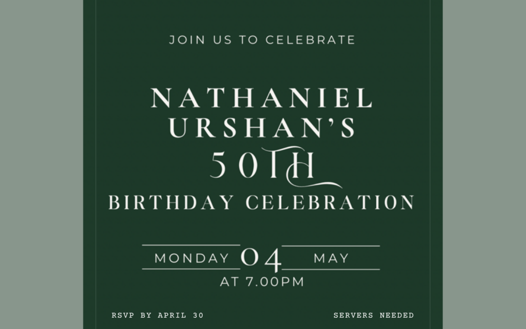 Pastor’s 50th Birthday