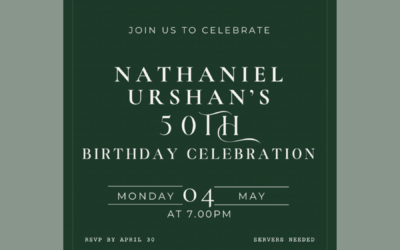 Pastor’s 50th Birthday