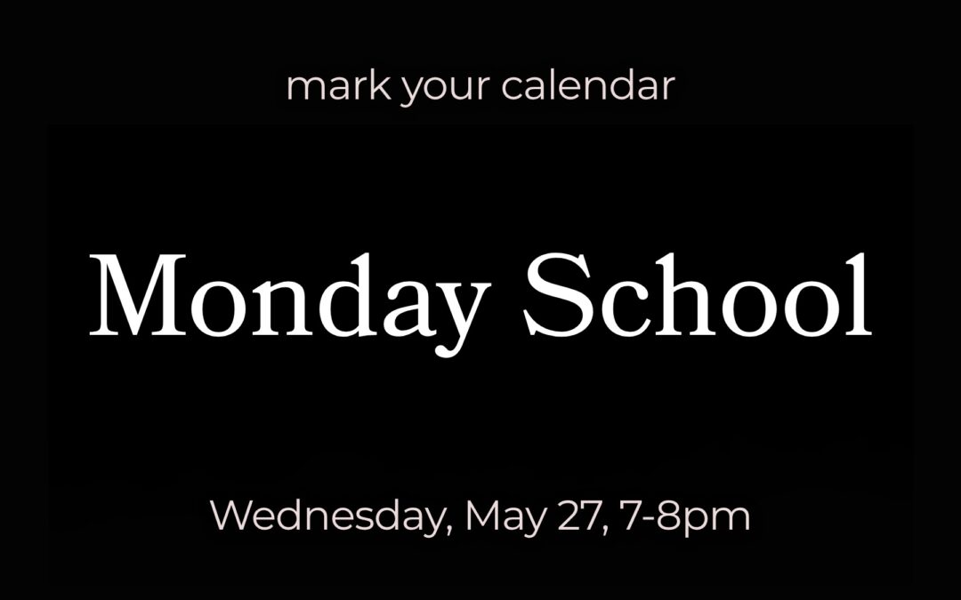 Monday School